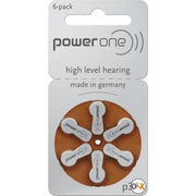 Hearing Aid Battery Powerone size 312 60 batteries