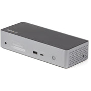 StarTech DK31C4DPPD USB-C Dock, 4K 60Hz Quad Monitor DisplayPort & HDMI, Universal USB C Docking Station, 100W Power Delivery, USB Hub 1C/3A, GbE