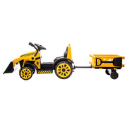 Tonka 6V Ride On Cars Construction Tractor Front Loader - Ergonomic
