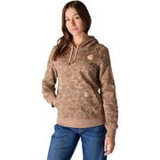 Carhartt 107267-Bd0 Relaxed-Fit Midweight Logo Sleeve Graphic Hooded Sweatshirt for Ladies, L, Soft Sepia Vintage Camo