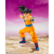 Bandai Spirits S.H.Figuarts Dragon Ball Daima Son Goku Action Figure, Redesigned Model, Multiple Interchangeable Parts, 5.7 in