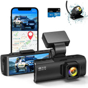 REDTIGER F7N-US-2 Dash Cam Front Rear, 4K/2.5K Full HD Camera for Cars