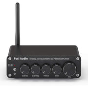 Fosi Audio BT30D 2.1 Channel Mini Hi-Fi Class D Integrated Bluetooth 5.0 Stereo Audio Receiver Amplifier