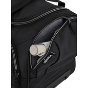 Wrangler 21 Deluxe Rolling Travel Duffel, Black, 900 Denier Polyester, Telescopic Handle, In-Line Skate Wheels, WR-23021-001