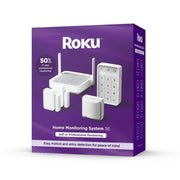 Roku SS1000R Smart Home 5-Piece Monitoring System Bundle Wi-Fi-Enabled Indoor Battery-Powered White