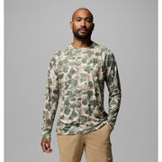Columbia Super Terminal Tackle PFG Frigate Frenz Camo Long-Sleeve Shirt, Dark Stone Deltawood, XL - Machine Washable