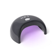 OPI GELements LED Nail Lamp, 4-Finger Design, Mirrored Interior, Automatic 60-Second Timer, Grey, SBS-025854