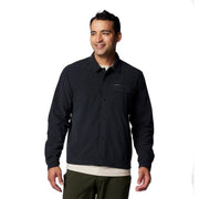 Columbia Men's Flare Gun Corduroy Shirt, Durable Snap-Up Design, Black