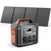 SBAOH P302 Portable Power Station, 300W Output, 296Wh Lithium-Ion Battery, 13 Output Ports Including 100W USB-C PD, QC 3.0, AC Outlets, Black