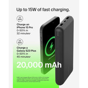 Belkin BPB012 20000mAh USB-C Power Bank, Black