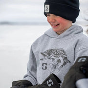 StrikerICE 3246001 Slayer Hoodie for Kids - Heather Gray - S