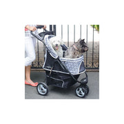 Gen7Pets G2340GN Promenade Pet Stroller, Gold Nugget Black and Gold