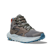 Hoka Women's Anacapa 2 Mid GTX Hiking Boots, Waterproof Nubuck Leather, Vibram Megagrip Outsole, Astral Illusion, 1142831F-ILLU