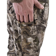 Tekari Archer Truesuede Mens Cargo Pants, Atera Camo, Active Fit, Straight-Leg, Expandable Waist, Full Length, Size S