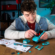 Mattel Brick Shop Hot Wheels Custom 90 Honda Civic EF Building Toy Kit, 248 Pieces, Collectible Model Car Set, JHF62
