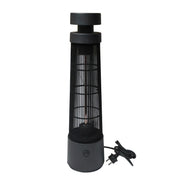 ATR ART to REAL 1200W Patio Infrared Electric Freestanding Heater, IP55 Waterproof, Touch Switch, Black