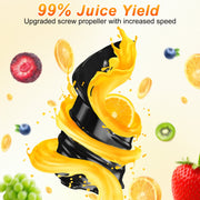Cikuci 001 Slow Masticating Juicer, Cold Press Juicer Machines, Professional Slow Juicer for Fruits and Vegetables