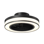 artika FAN-ELR-BL Elton 70W LED Ceiling Fan - Black | Quiet Motor | 1800 Lumens | 8 Color Changing Presets | 3 Speeds, 2 Directions | Remote Control Included