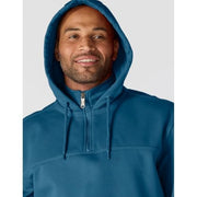 Carhartt Men's Paxton 1/4 Zip Sweatshirt, Heavyweight Rain Defender, Dark Tranquil Blue Heather, X-Large, 100617HT0-XL