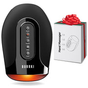 Burrki Cordless Hand Massager with Heat and Compression, Adjustable Massage Modes, Rechargeable