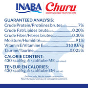 Inaba Churu Creamy Lickable Pure Cat Treat, Chicken with Cheese, 24 Tubes, 0.5 oz Each, USA607