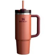 Stanley 10-12551-046 Quencher Flowstate 30oz Hammertone Clay Stainless Steel Tumbler