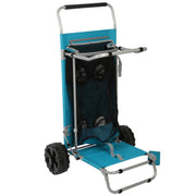 Ozark Trail TR-21789 Sand Island Convertible Beach Cart, Blue, Outdoor Camping Wagon, Adult