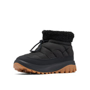 Columbia Snowtrot Shorty Women's Winter Boots, 200g Insulation, Omni-Heat Lining, Black Sea Salt, Size 8, Synthetic Upper, 2075121