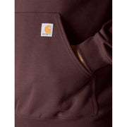 Carhartt Men's Loose-Fit Midweight Logo Hoodie, Port, X-Small, K288-PRT