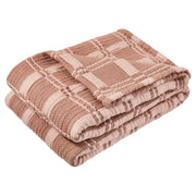 Mainstays Cloud Matelasse Quilt, King Size, Warm Brown, All-Season Lightweight Cotton-Polyester Blend