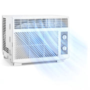Comfort Zone 5,000 BTU Window Air Conditioner with Adjustable Thermostat, Washable Filter, Dual Fan Speeds, White, CZ12762-6A