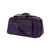 Travelers Club Luggage Protege 28 Large Polyester Sports Travel Duffel Bag, Purple, Multiple Pockets, Detachable Padded Shoulder Strap