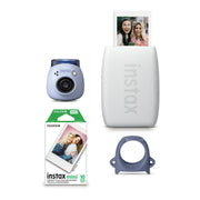 Fujifilm 600023987 4.9MP Instax PAL Digital Camera & Mini Link 3 Printer Bundle, Blue