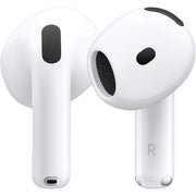 Apple AirPods 4 Wireless Earbuds with H2 Chip, Personalized Spatial Audio, Voice Isolation, White, MXP63AM/A