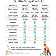 joystar BIKE059pk-12 Little Daisy 12 Inch with Training Wheels Princess Kids Bicycle Pink