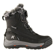 Korkers Women's Snowmageddon BOA Insulated Waterproof Winter Boots, Black, Size 8