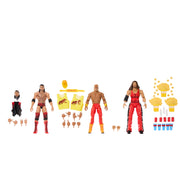 WWE JHL72 Elite 6-Inch Action Figures Collectible Set with Scott Hall, Kevin Nash, Hulk Hogan, 25 Points of Articulation
