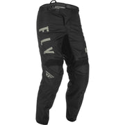 Fly Racing Youth F-16 Motocross Pants, Durable 600D Polyester, Black/Grey, Size 26, 375-93026