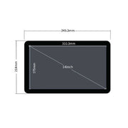 Unbranded 214-230304 14 Inch Android Black WIFI Tablet