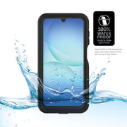 Body Glove Waterproof Tidal Phone Case with Built-In Screen Protector, Slim Hard Shell, Black/Clear, Compatible with Samsung Galaxy A17 5G, 100144865