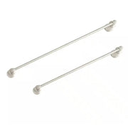 Signature Hardware SHPT24TBZBN Pendleton 24 in. Wall Mounted Single Towel Bar in Brushed Nickel