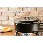 Lodge L12DO3 Pre-Seasoned Dutch Oven with Iron Cover, 9-Quart