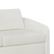 Beautiful LS-BT-019 Drew Small Space Sofa, Cream