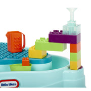 Little Tikes 664540 Build & Splash Water Table with 25 Piece Accessories