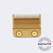 BaBylissPRO Gold Titanium Precision Fade Blade Hair Clipper Replacement, Metal Injection Molded, 22 Teeth, Compatible with FX899 FX870 FX829 FX825 FX673, FX8022G