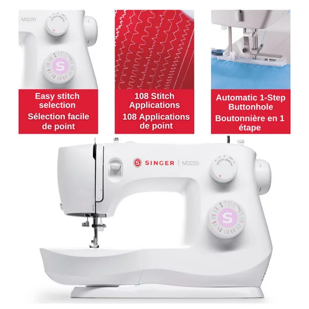 SVP Worldwide M3220 Singer Mechanical Sewing Machine – VIPOutlet
