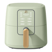 Beautiful 29030 6 Qt Air Fryer with TurboCrisp Technology, EverGood Ceramic Nonstick Coating, Sage Green