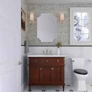 Signature Hardware SHBETR2CP Beasley Round Closed Towel Ring in Polished Chrome