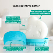 Oogiebear 7-Piece Baby Essentials Kit, BPA-Free, Multicolor, Daily Health and Oral Care Set