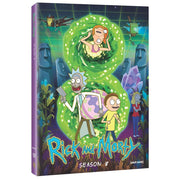 Rick and Morty Complete Eighth Season DVD, 10 Episodes, Dolby Atmos and Dolby Digital 5.1 Audio, Two-Disc Set, Multi-Language Subtitles, TV-MA Rated